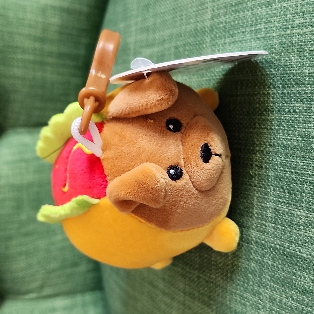 Cute Plush Dog Toy with Taco Costume